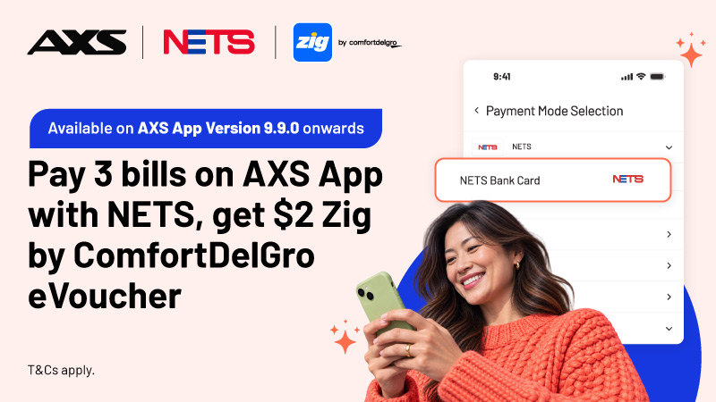 NETS x AXS x CDG Zig Promotion