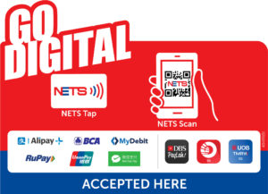 NETS Acceptance Decal – with Foreign Payment Schemes